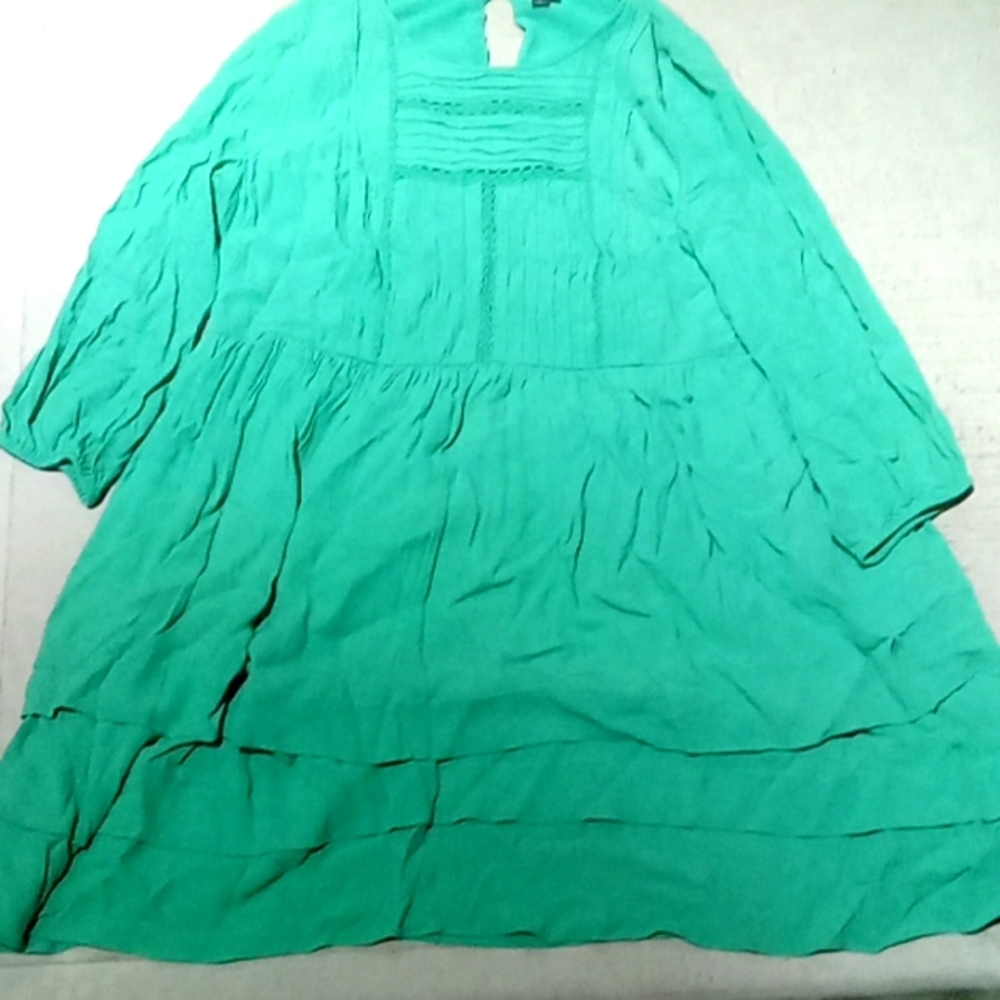 Green Ann Taylor mini dress